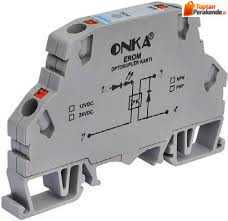 Onka Opk Ç-4 Mm2 Çift Katlı Ray Klemens Gri